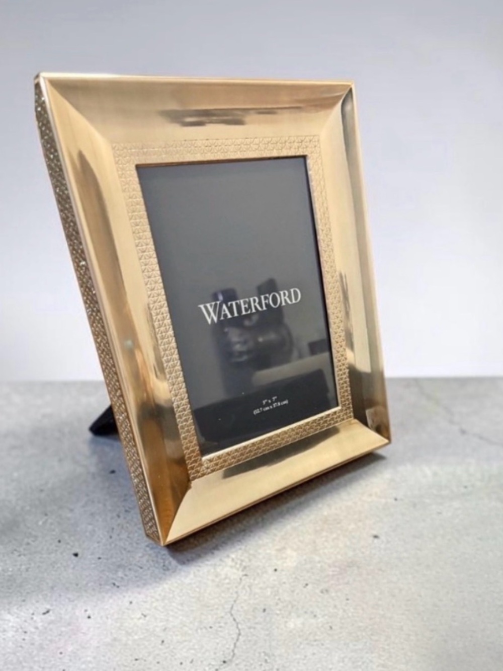 Waterford New Lismore Diamond Gold Home Decor Frame
